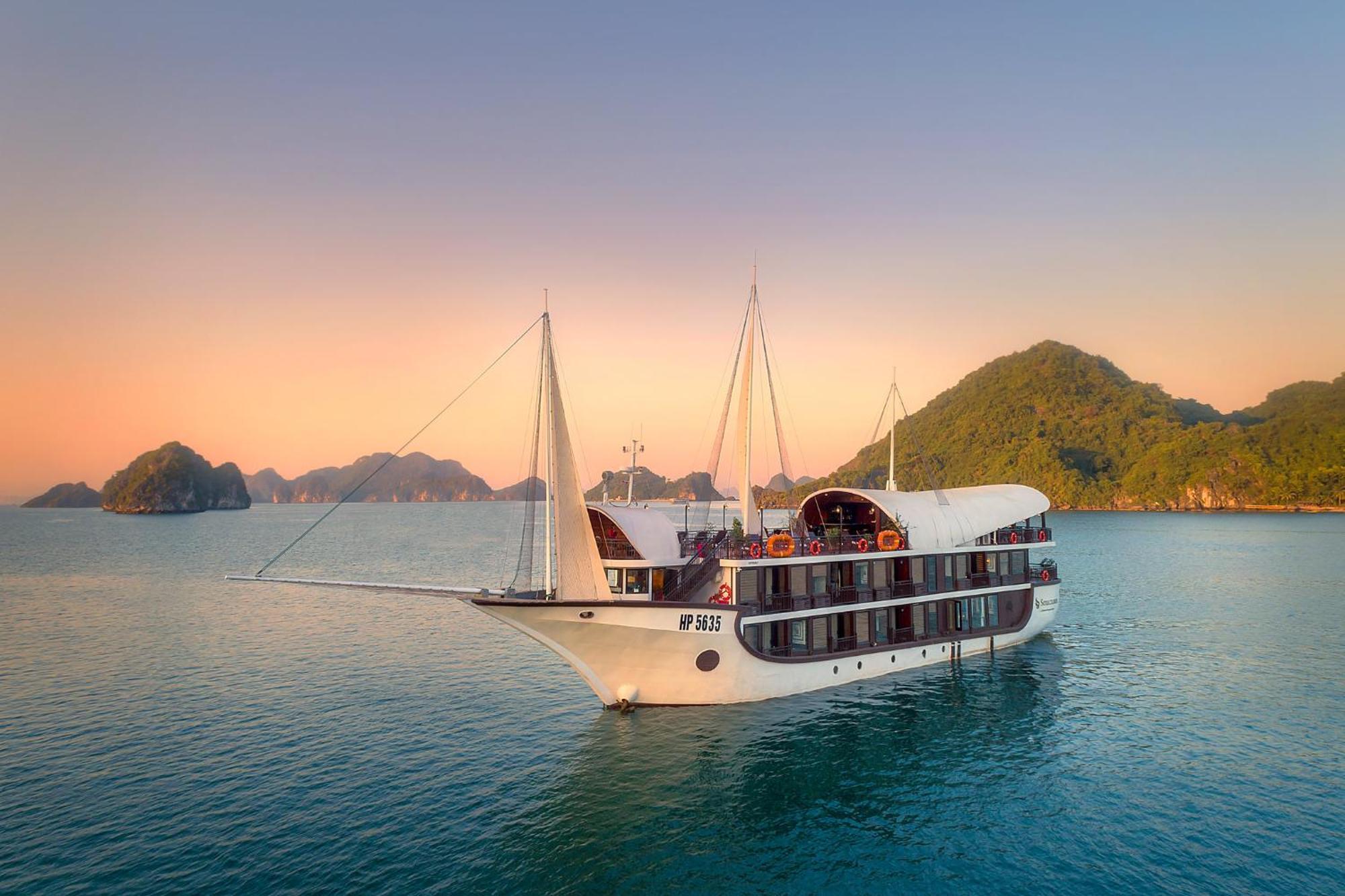 فندق Sena Cruises - Wonder On Lan Ha Bay ها لونغ المظهر الخارجي الصورة